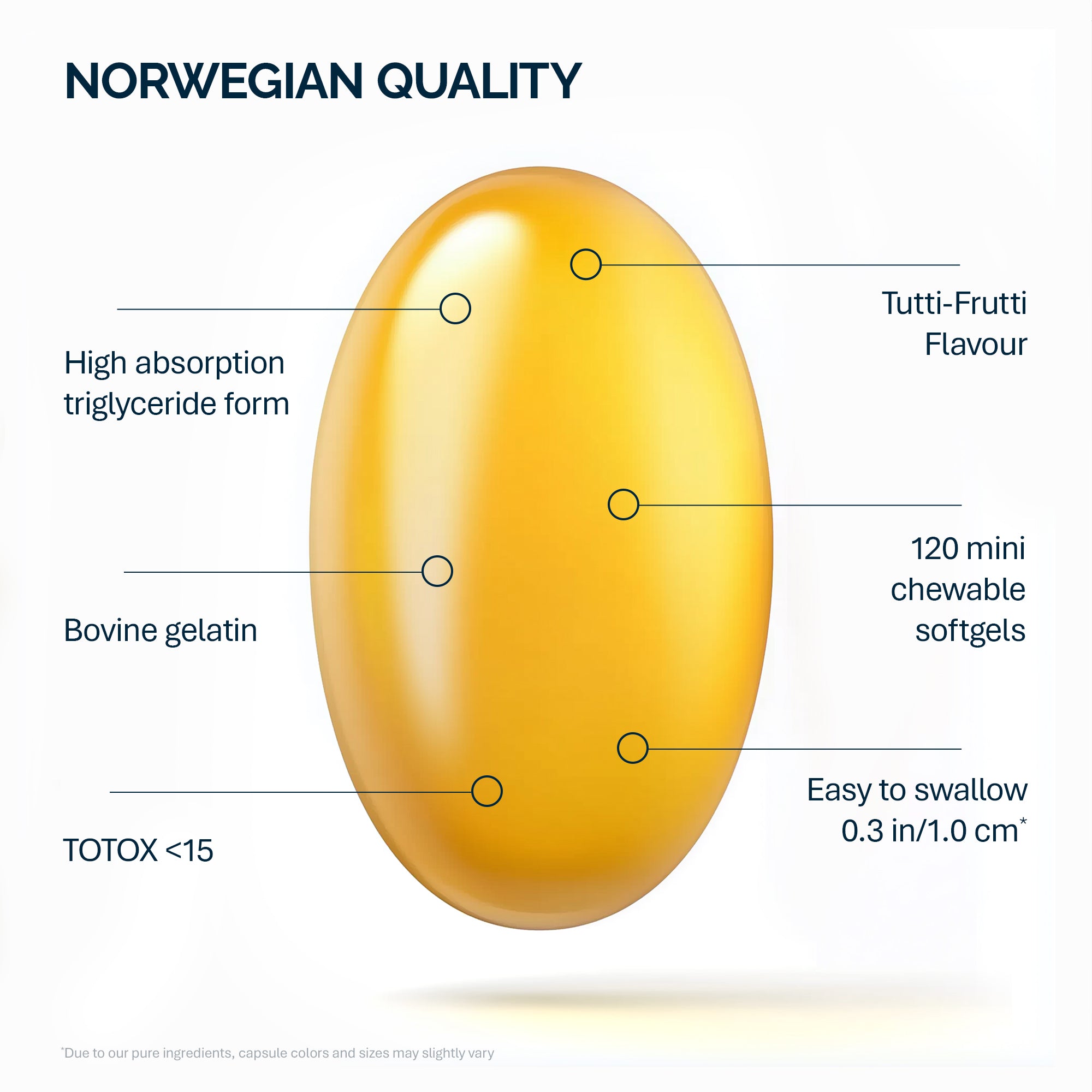 Omega-3 Kids Chewable Mini Сapsules with Vitamin D
