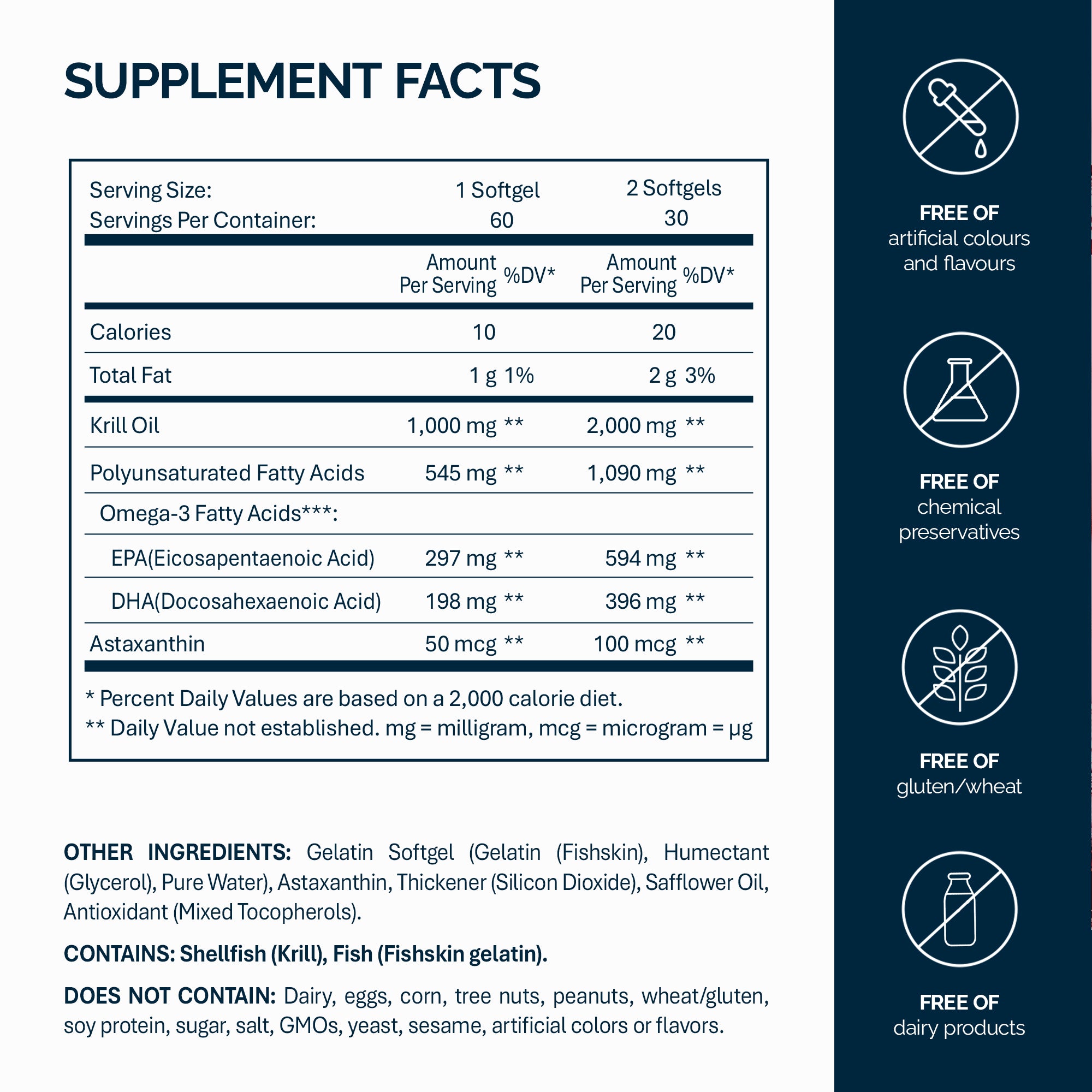 Omega-3 Krill Oil with Astaxanthin