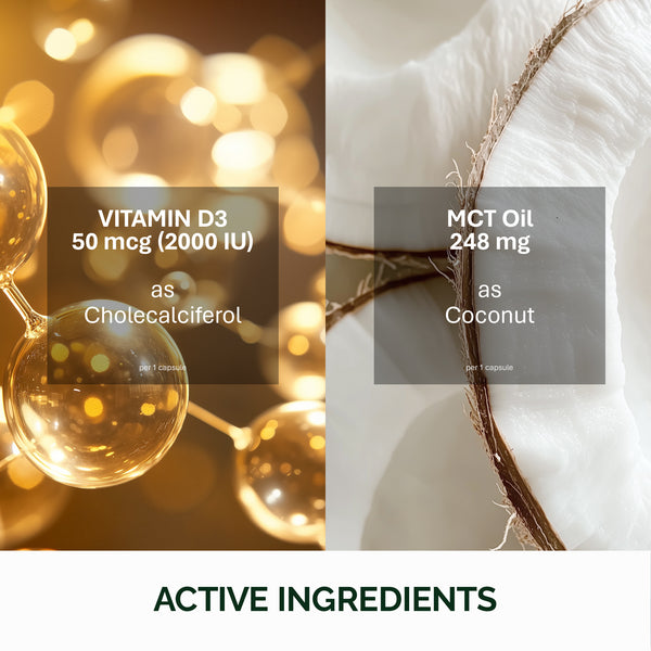 विटामिन D3 2,000 IU 50 mcg